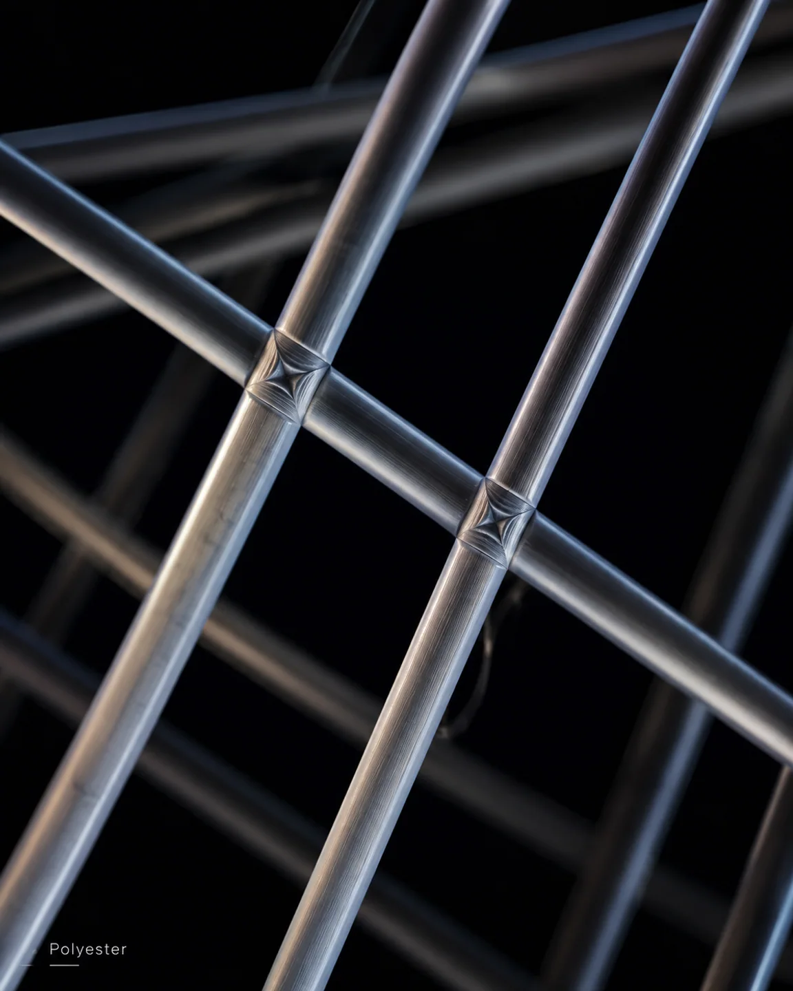 Illustrative Polyester microscopic visualization