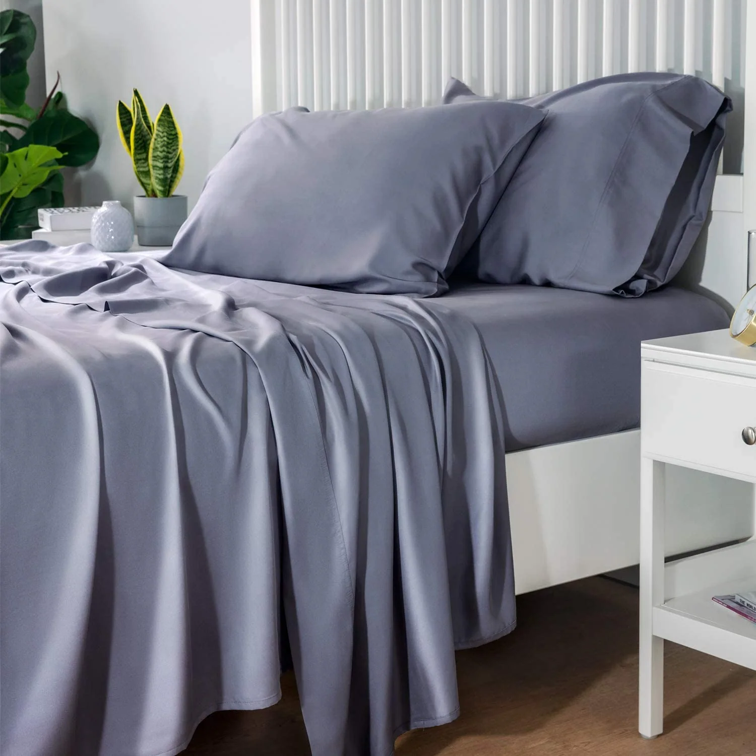 100% Tencel Lyocell Full Size Bed Sheets Set 4PC- Softest Cooling — product image 1