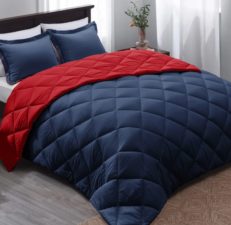 Reversible Comforter Set - Microfiber Bed Comforter Set for All Seasons, — product image 7