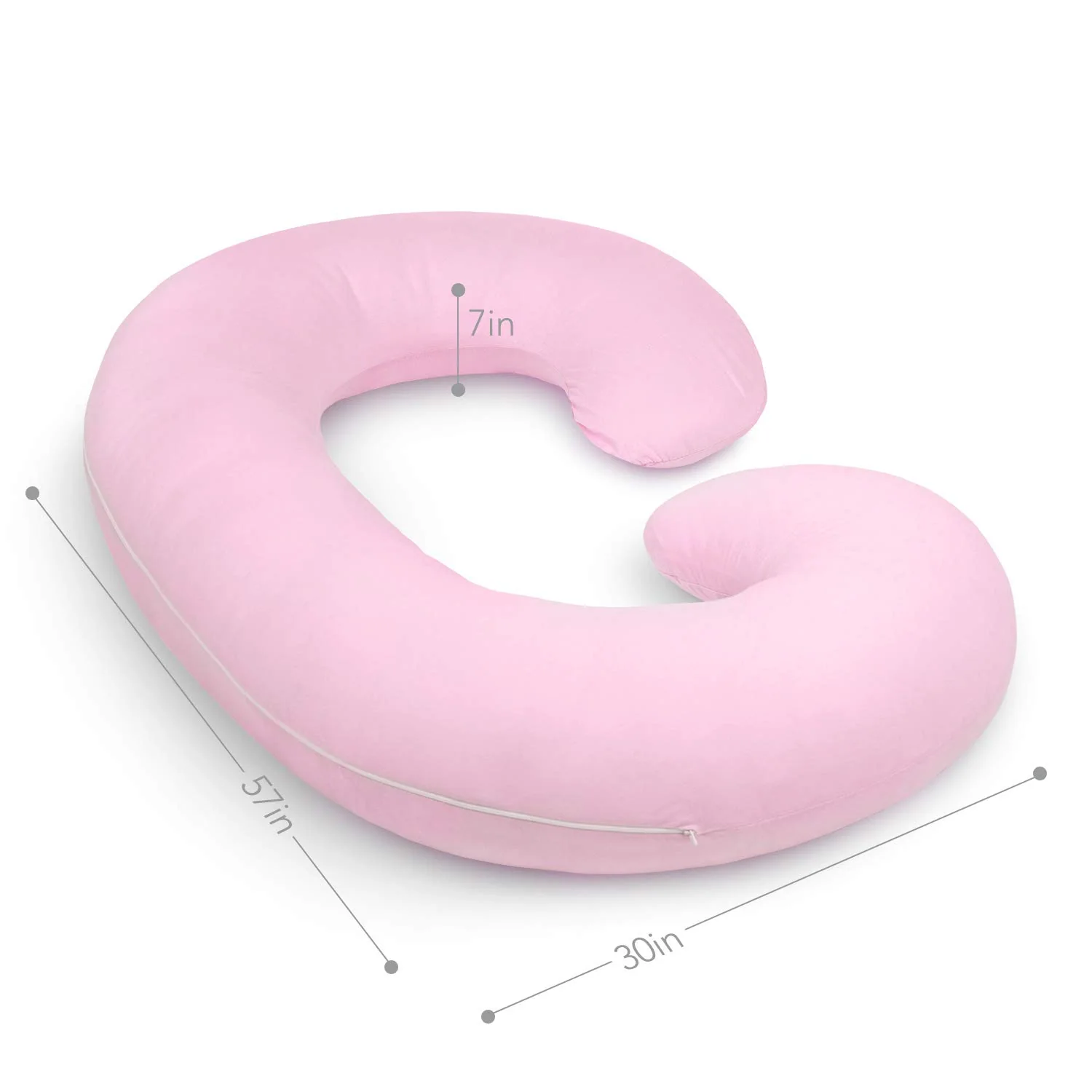 Pregnancy Pillows for Sleeping, U/C/J Shaped Full Body Maternity Pillow with Removable Cover - Support for Back, Legs, Belly, HIPS for Pregnant Women — product image 2