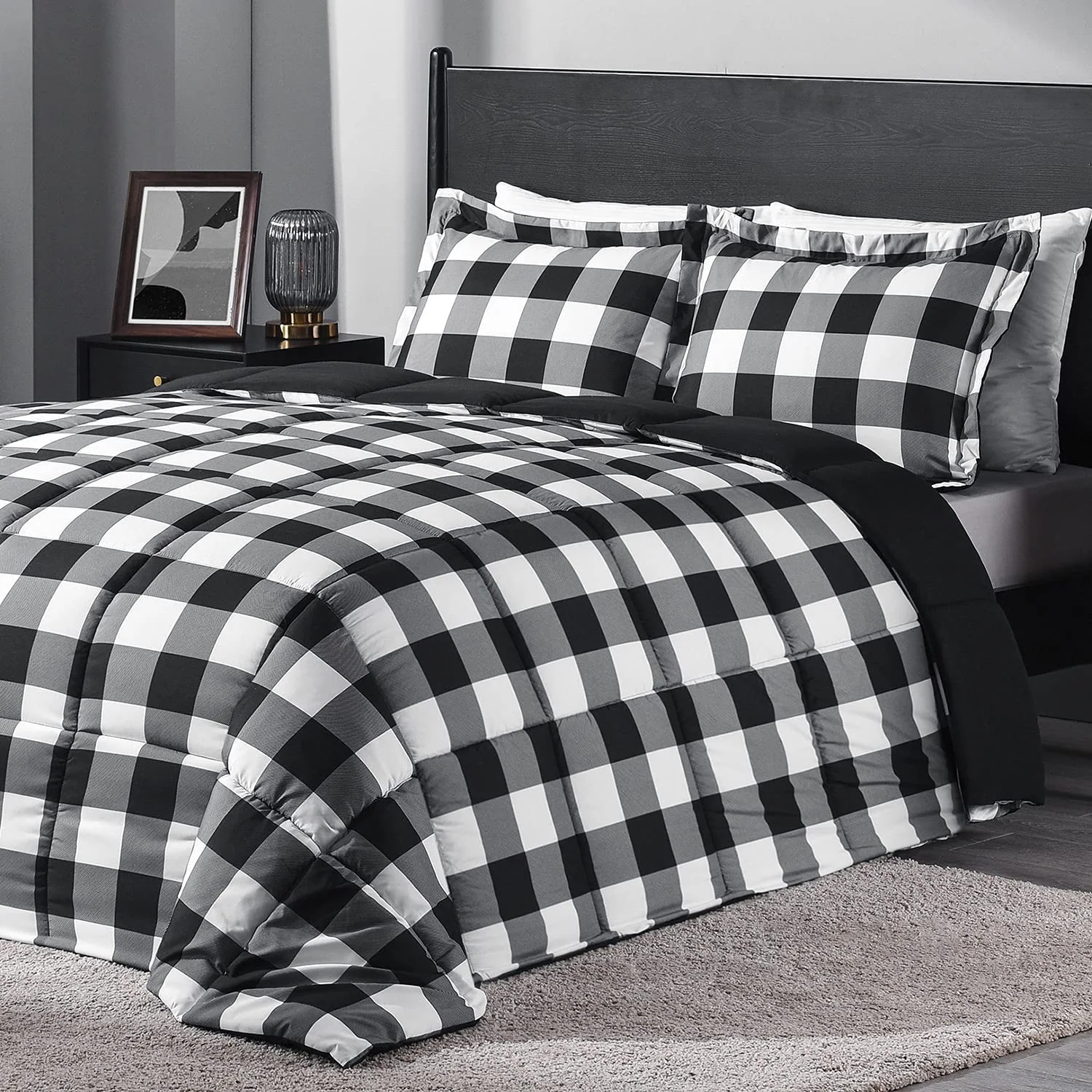 Comforter Set -Lightweight Down Alternative Reversible 3-Piece Comforter Set — product image 6