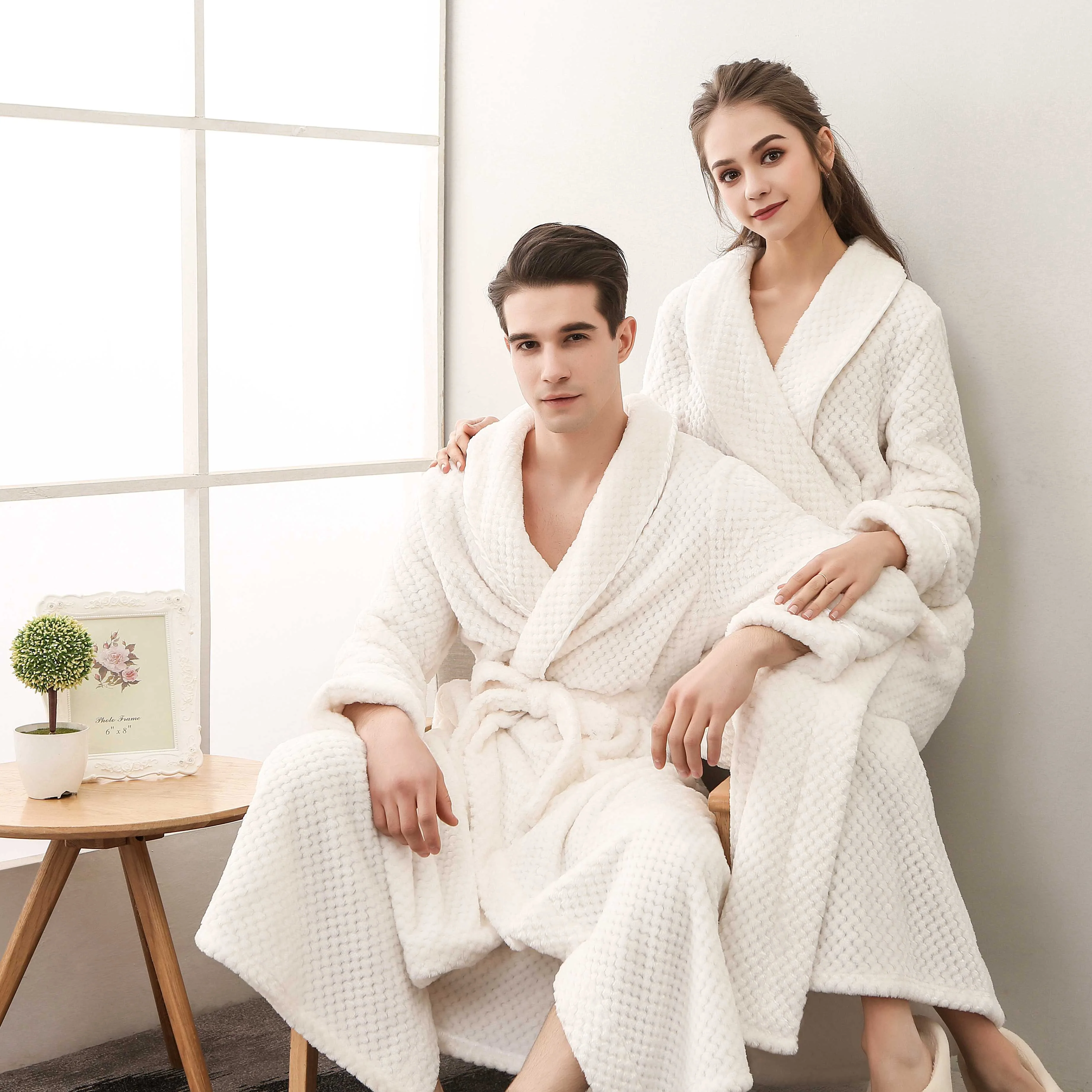 Fleece Robes for Women and Men — product image 1