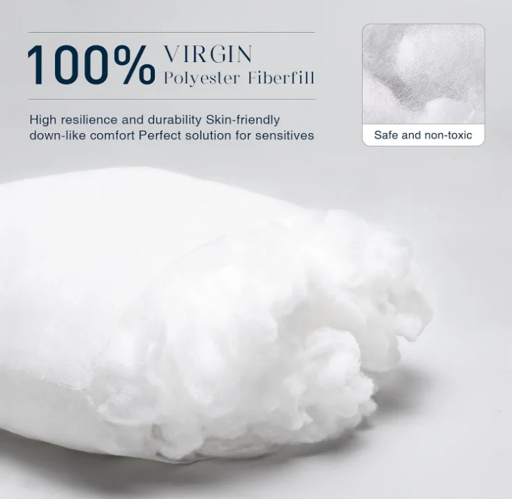 Pillow Inserts, Hypoallergenic 100% Virgin Fiber Square Form Microfiber Throw Pillow Inserts, Couch Bed Pillows — product image 5