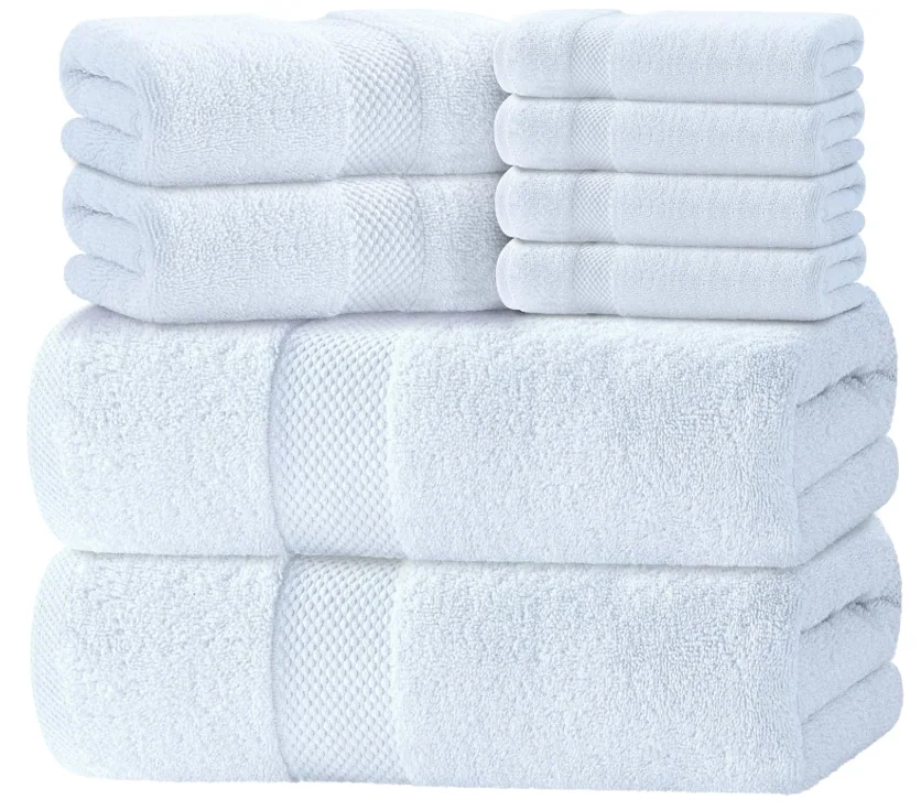 100% Ring Spun Cotton, Lightweight and Highly Absorbent Quick Drying Premium Towels for Hotel, Spa and Bathroom — product image 5