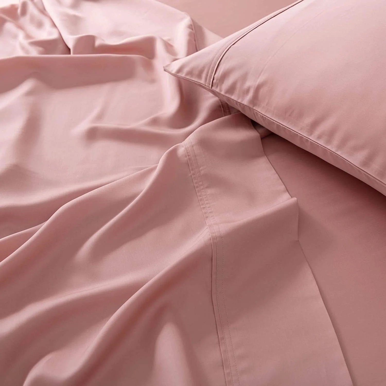 100% Tencel Lyocell Full Size Bed Sheets Set 4PC- Softest Cooling — product image 2