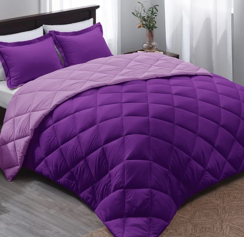 Reversible Comforter Set - Microfiber Bed Comforter Set for All Seasons, — product image 4