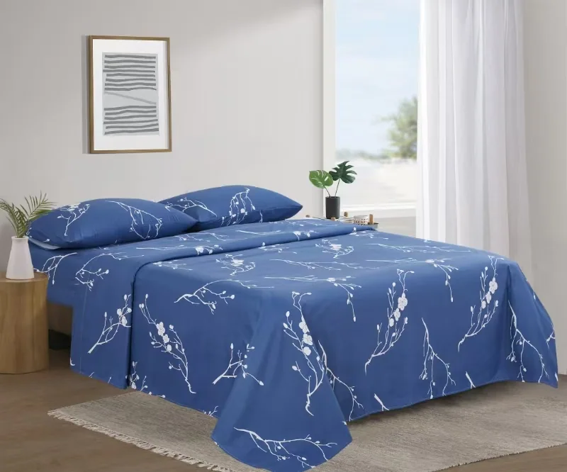 Printed Microfiber Bed Sheet Set — product image 1