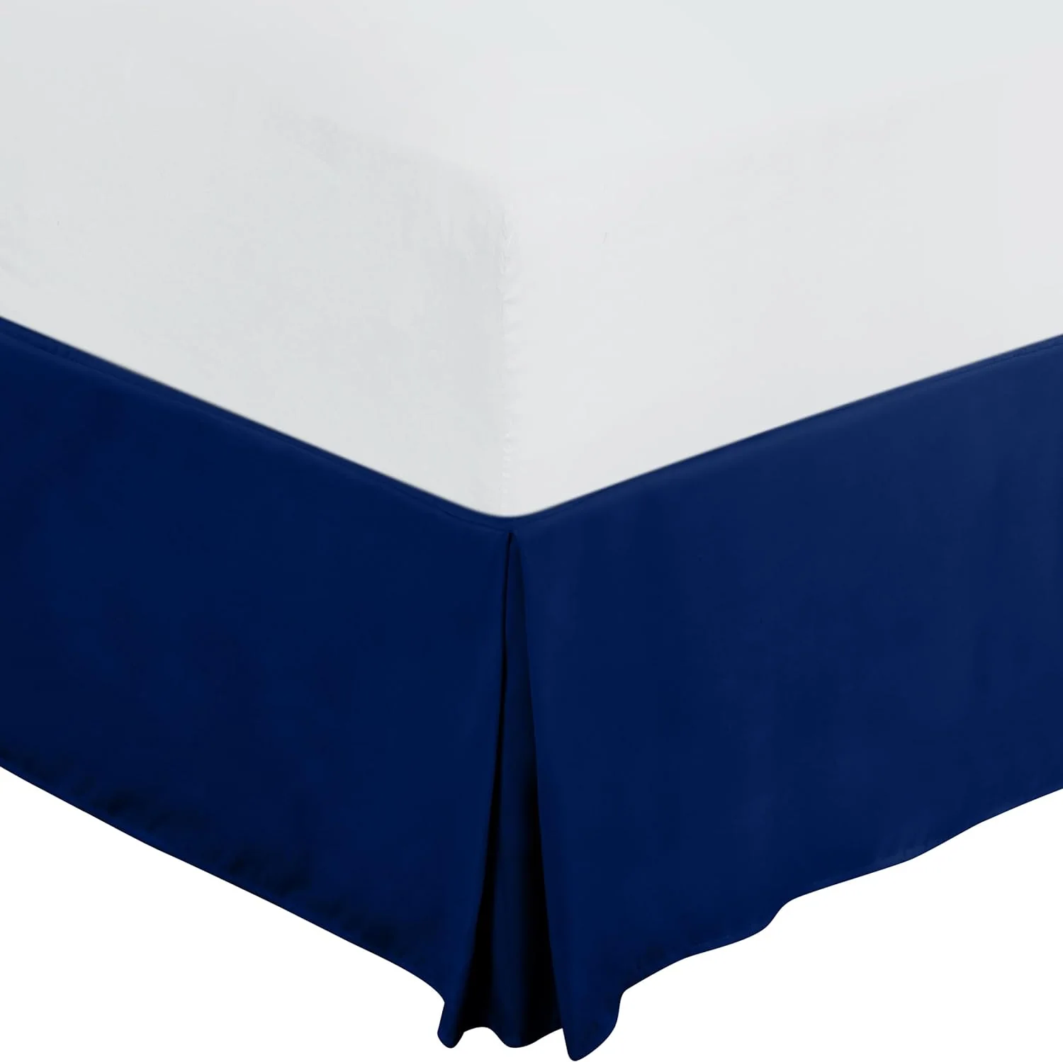 Microfiber Bed Skirt - Soft Quadruple Pleated Ruffle - Easy Fit with 16 Inch Tailored Drop - Hotel Quality, Shrinkage and Fade Resistant — product image 6