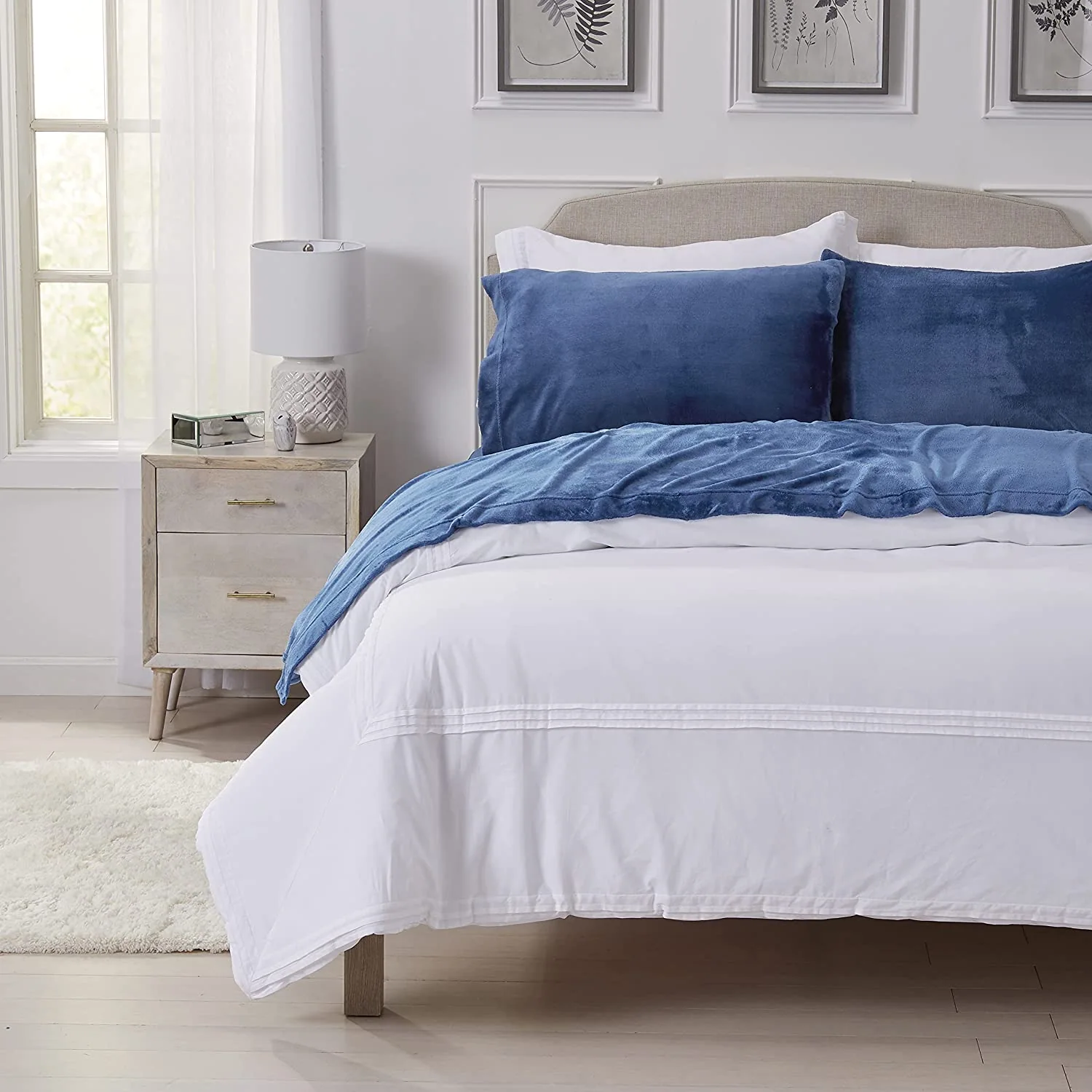Micro Fleece Extra Soft Cozy Velvet Plush Sheet Set — product image 4