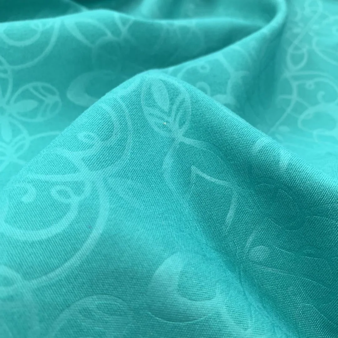 Emboss Pattern 70-120GSM Polyester Microfiber Fabric For Bedding — product image 3