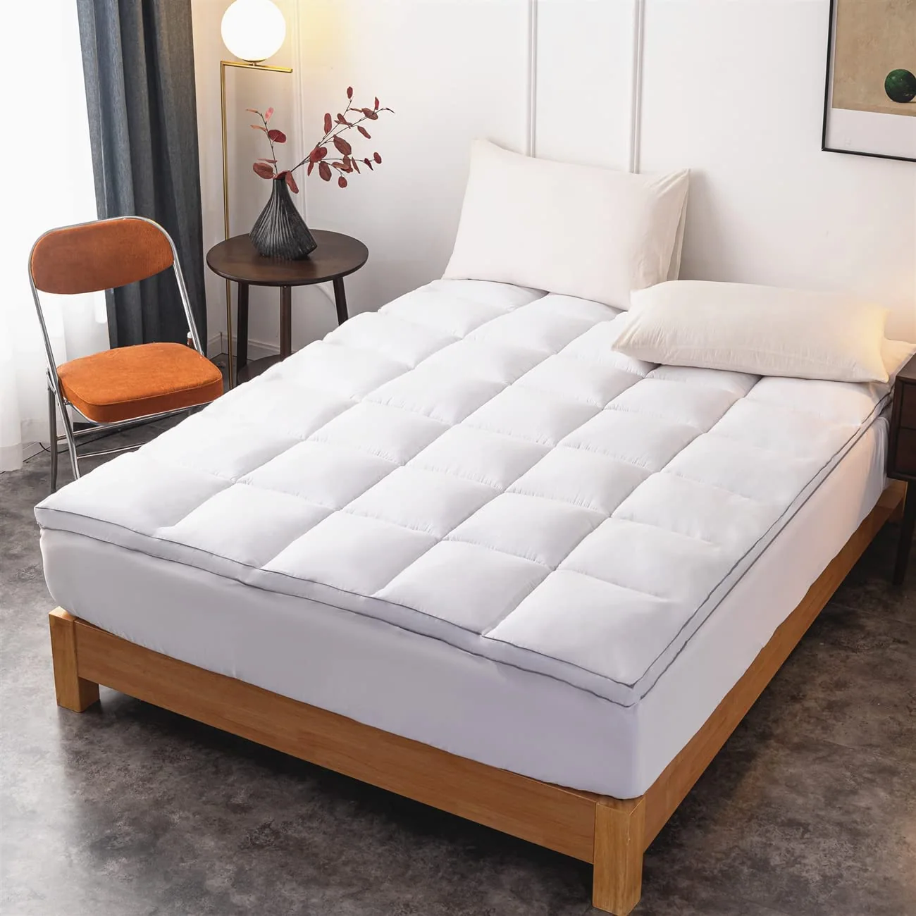 Featherbed Mattress Topper - Extra Thick Mattress Pad — product image 3