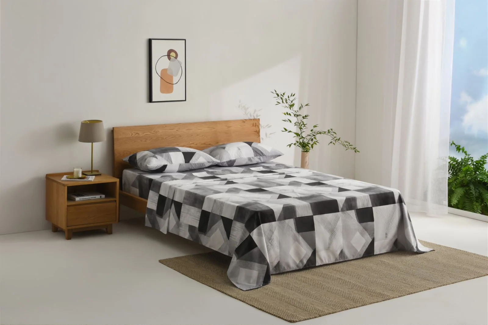 Silky Soft Microfiber and Wrinkle Free Sheets - Luxurious Microfiber Bed Sheets Includes Flat Sheet, Fitted Sheet with Deep Pockets — product image 1