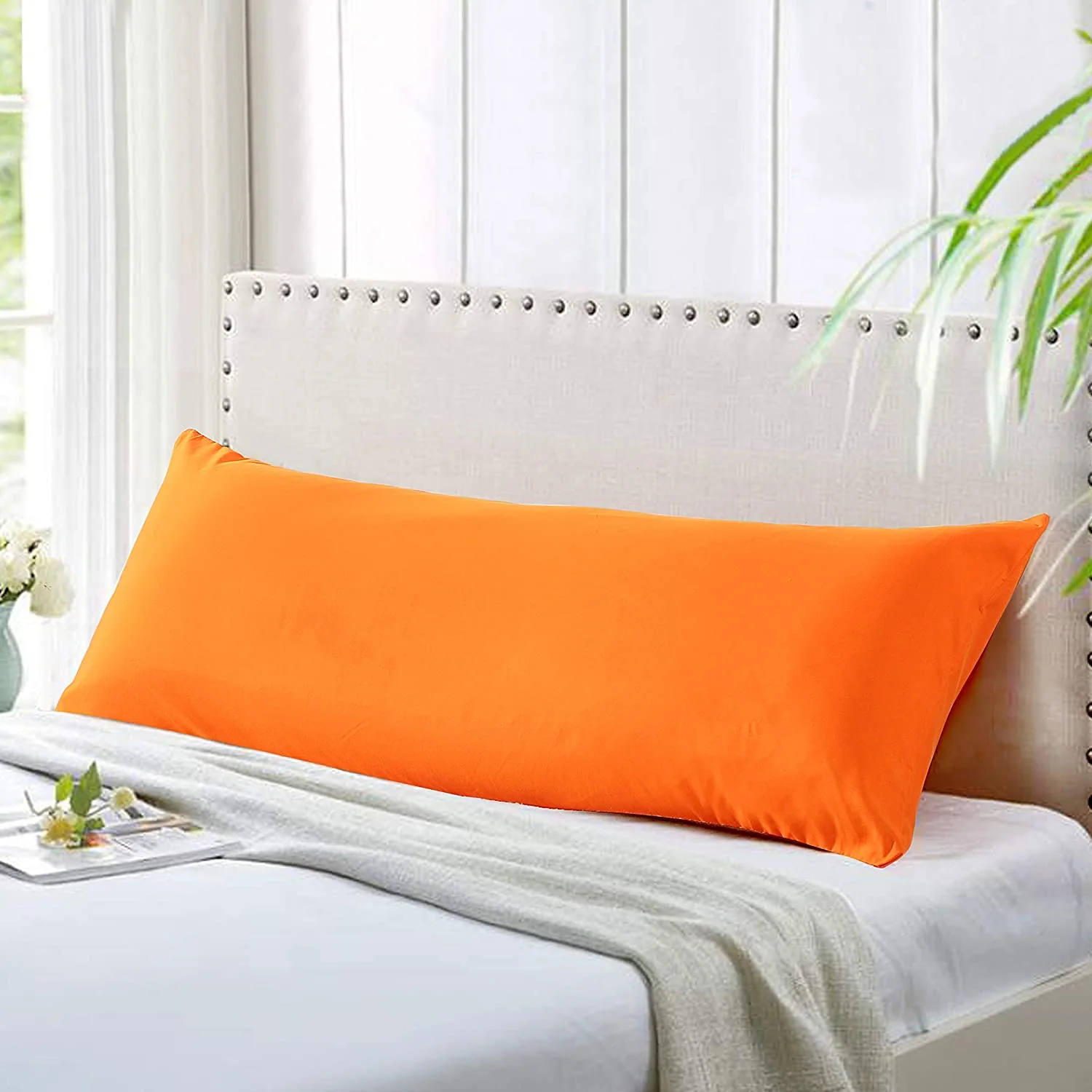 Large Body Pillow Insert- Breathable Full Body Pillow for Side Sleeper - Soft Long Bed Pillow for Adults — product image 6