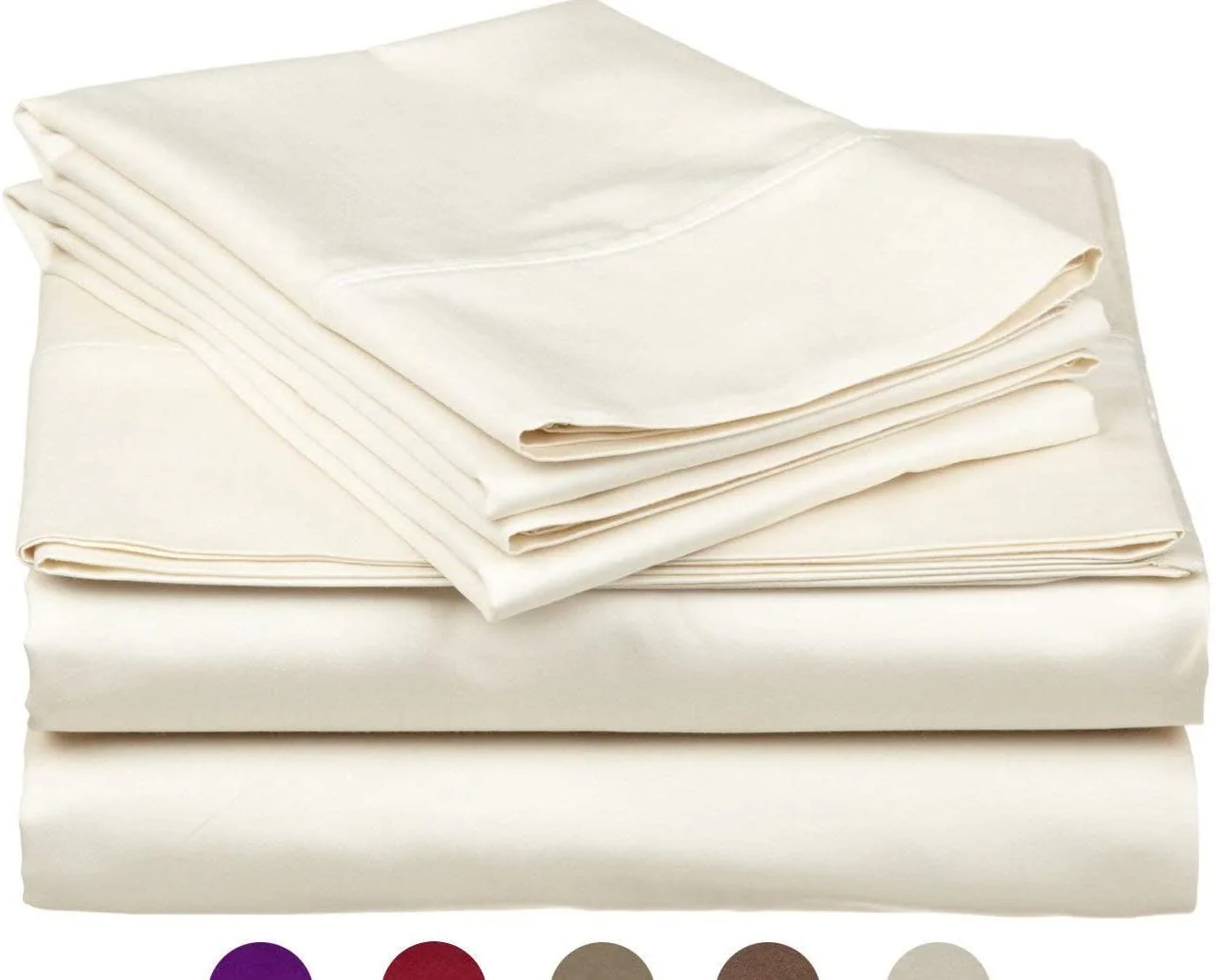 Luxury 1800 Ultra-Soft Microfiber Queen Bed Sheets - Double Brushed - Deep Pockets - Easy Fit — product image 8