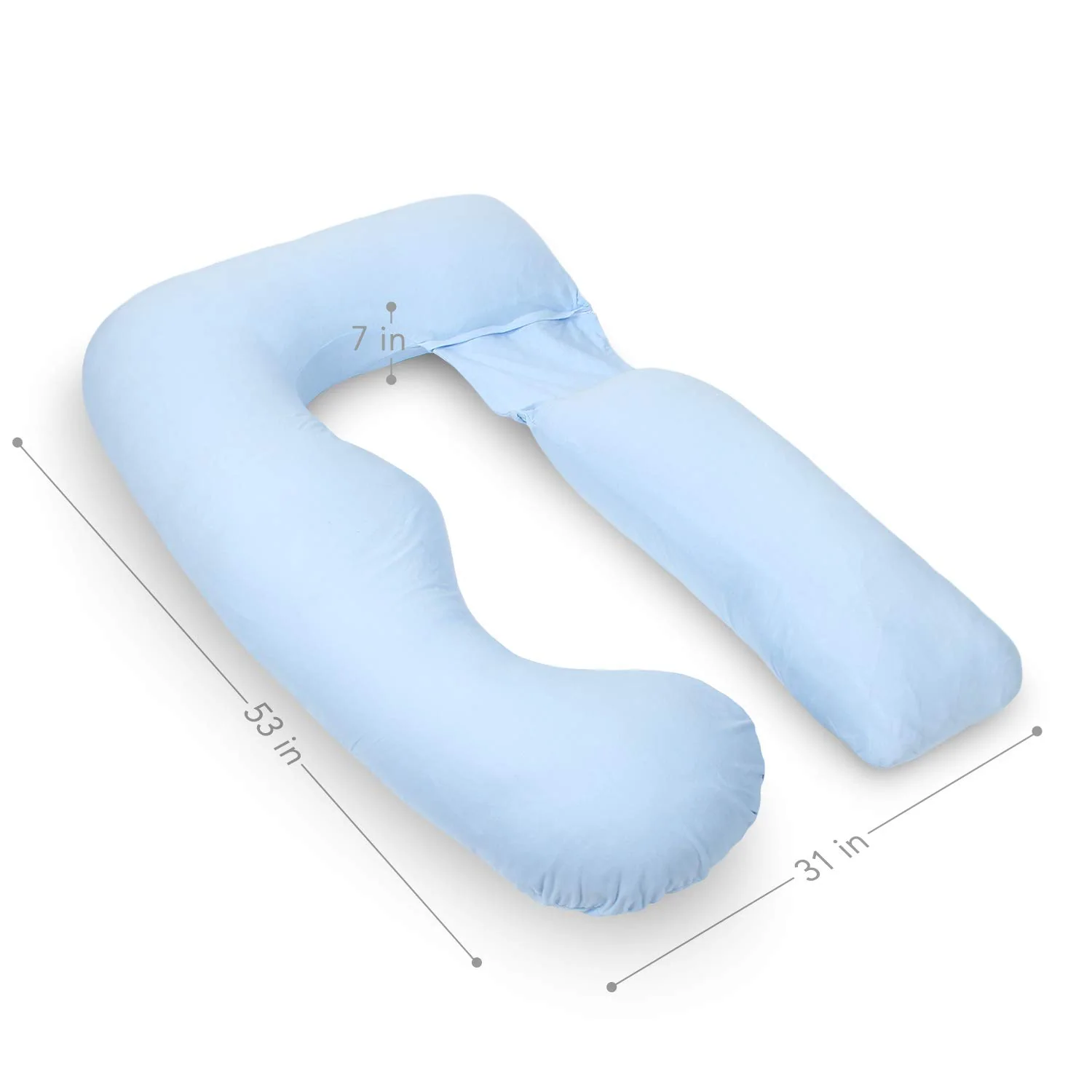 Pregnancy Pillows for Sleeping, U/C/J Shaped Full Body Maternity Pillow with Removable Cover - Support for Back, Legs, Belly, HIPS for Pregnant Women — product image 9