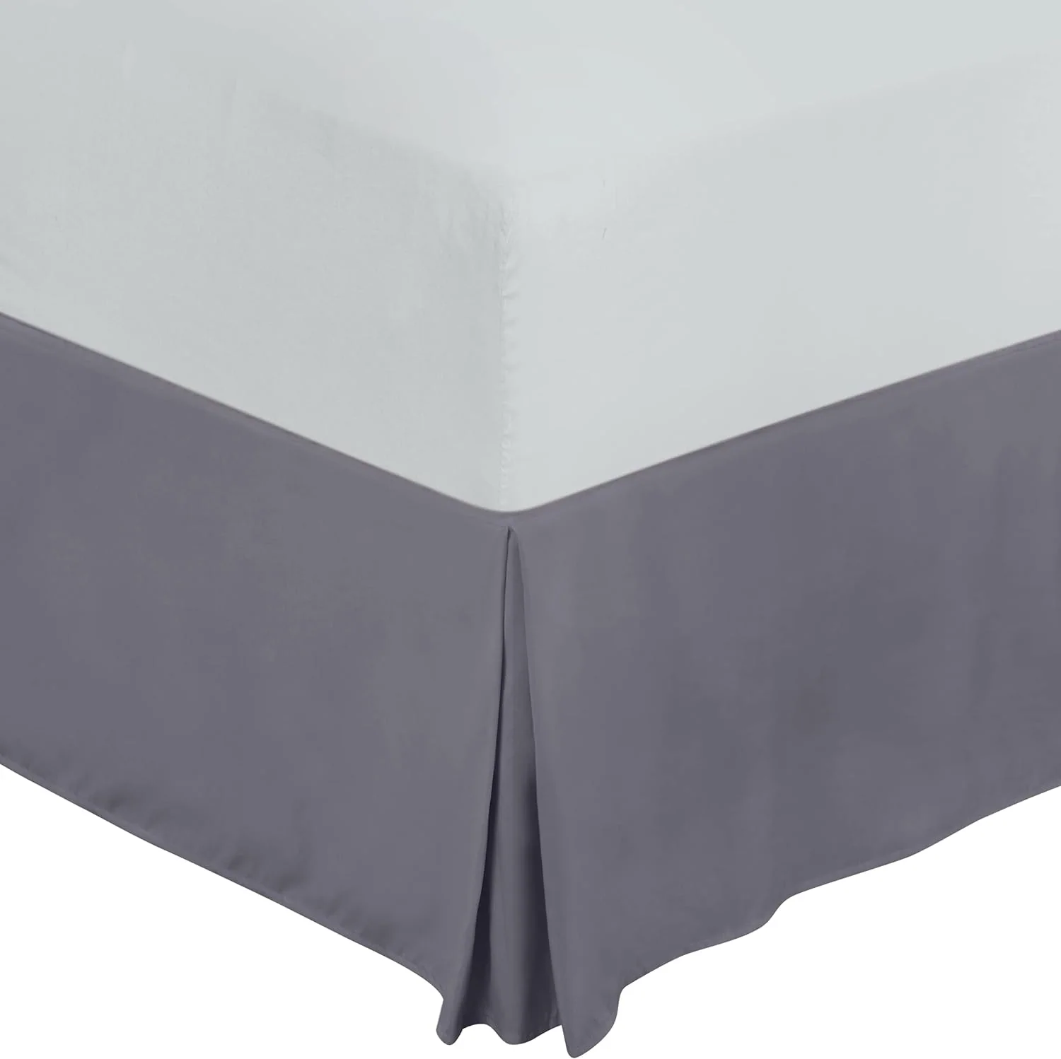 Microfiber Bed Skirt - Soft Quadruple Pleated Ruffle - Easy Fit with 16 Inch Tailored Drop - Hotel Quality, Shrinkage and Fade Resistant — product image 9