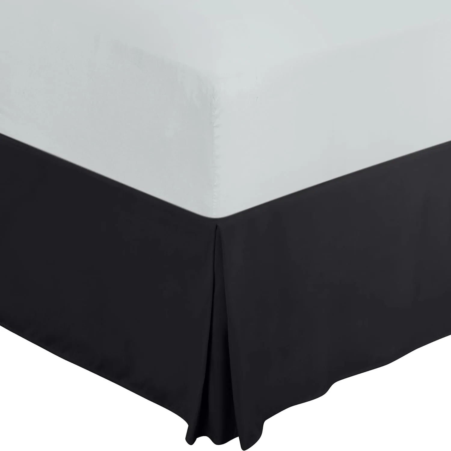 Microfiber Bed Skirt - Soft Quadruple Pleated Ruffle - Easy Fit with 16 Inch Tailored Drop - Hotel Quality, Shrinkage and Fade Resistant — product image 7