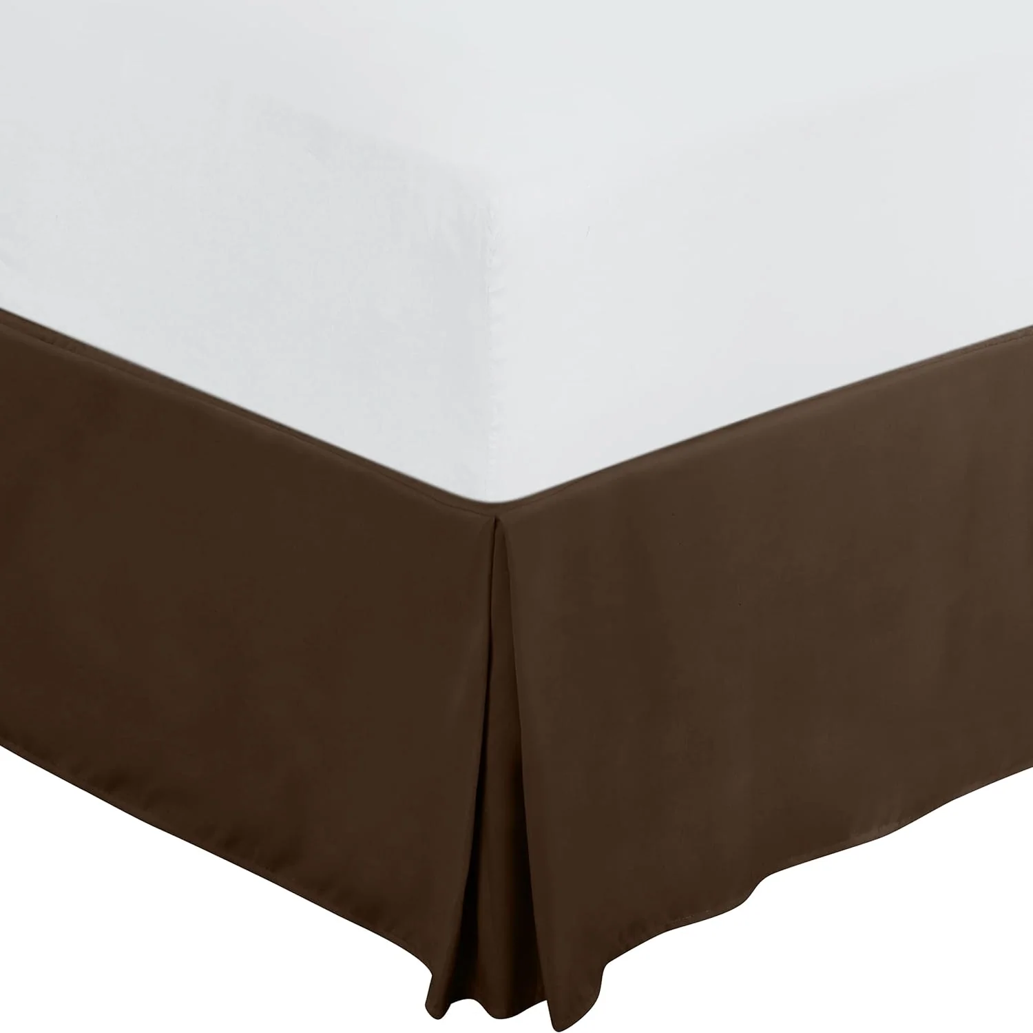 Microfiber Bed Skirt - Soft Quadruple Pleated Ruffle - Easy Fit with 16 Inch Tailored Drop - Hotel Quality, Shrinkage and Fade Resistant — product image 5