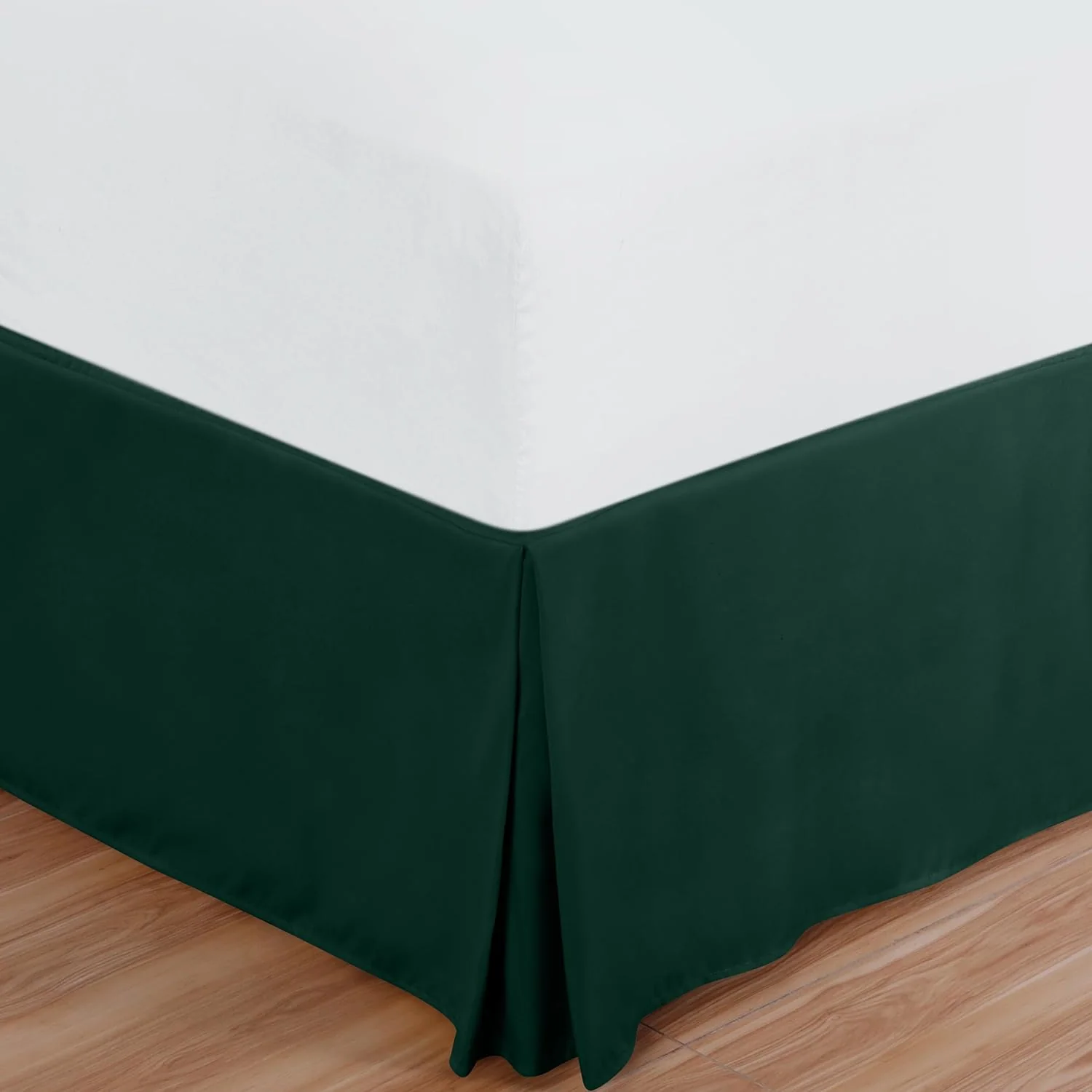 Microfiber Bed Skirt - Soft Quadruple Pleated Ruffle - Easy Fit with 16 Inch Tailored Drop - Hotel Quality, Shrinkage and Fade Resistant — product image 4