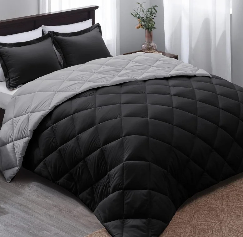 Reversible Comforter Set - Microfiber Bed Comforter Set for All Seasons, — product image 9