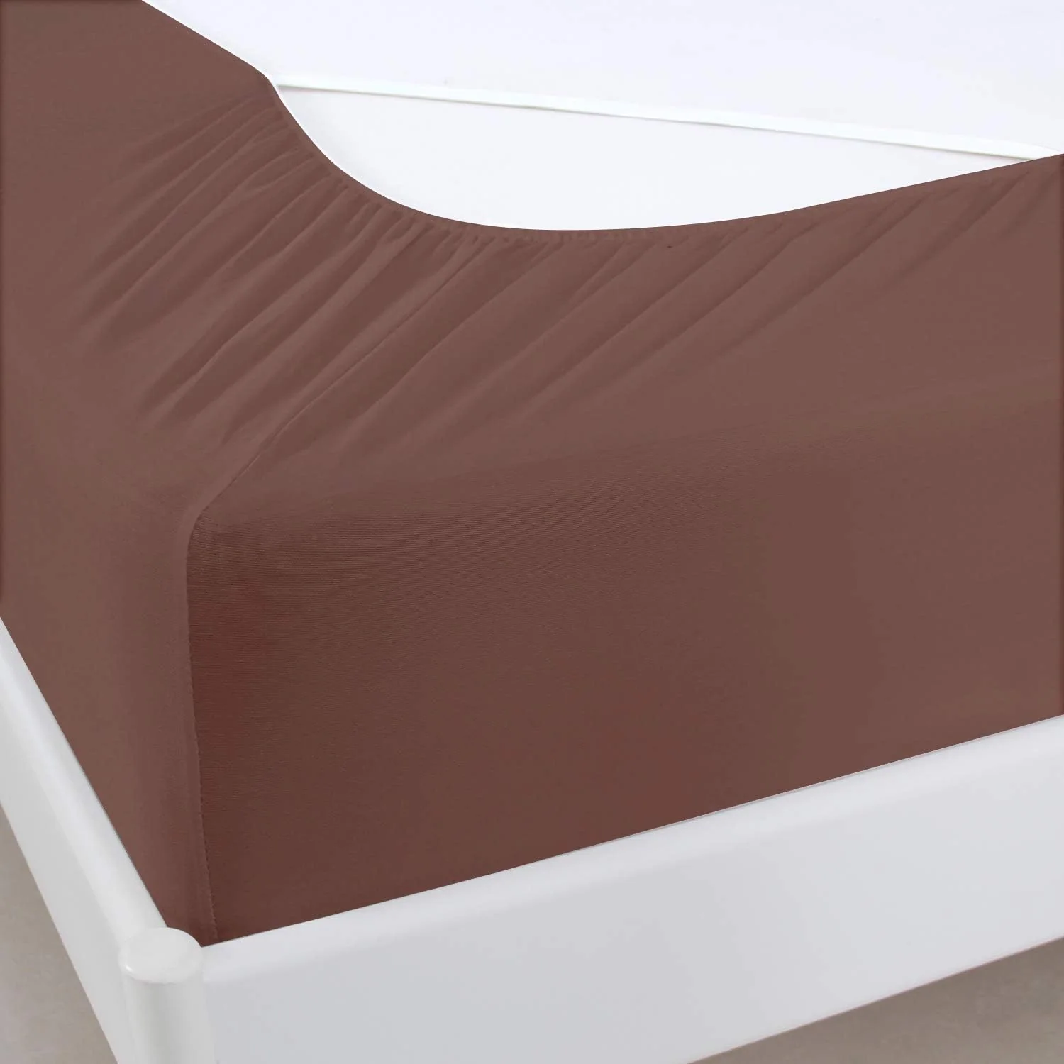 Box Spring Cover - Elastic Fabric Wrap Around 4 Sides Bed Skirt for Hotel & Home — product image 1