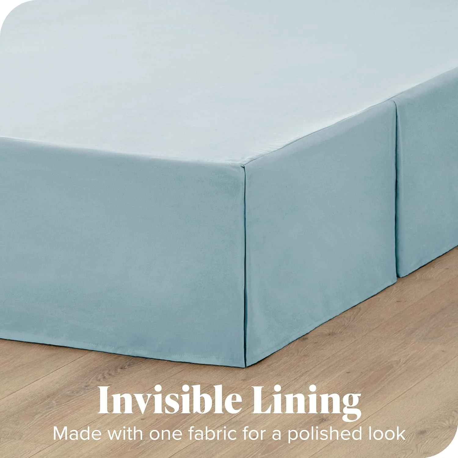 Microfiber Bed Skirt - Soft Quadruple Pleated Ruffle - Easy Fit with 16 Inch Tailored Drop - Hotel Quality, Shrinkage and Fade Resistant — product image 2
