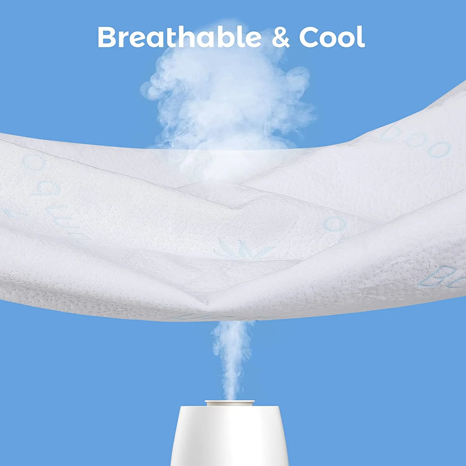 Waterproof Bamboo Mattress Protector-Non Noisy Breathable Ultra Plush Absorbent Extra Deep Fits — product image 6
