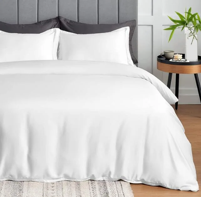 3-pcs bamboo duvet cover set - 100% Viscose derived from Bamboo, Organically Grown, Buttery Soft, Cooling Duvet Covers — product image 2