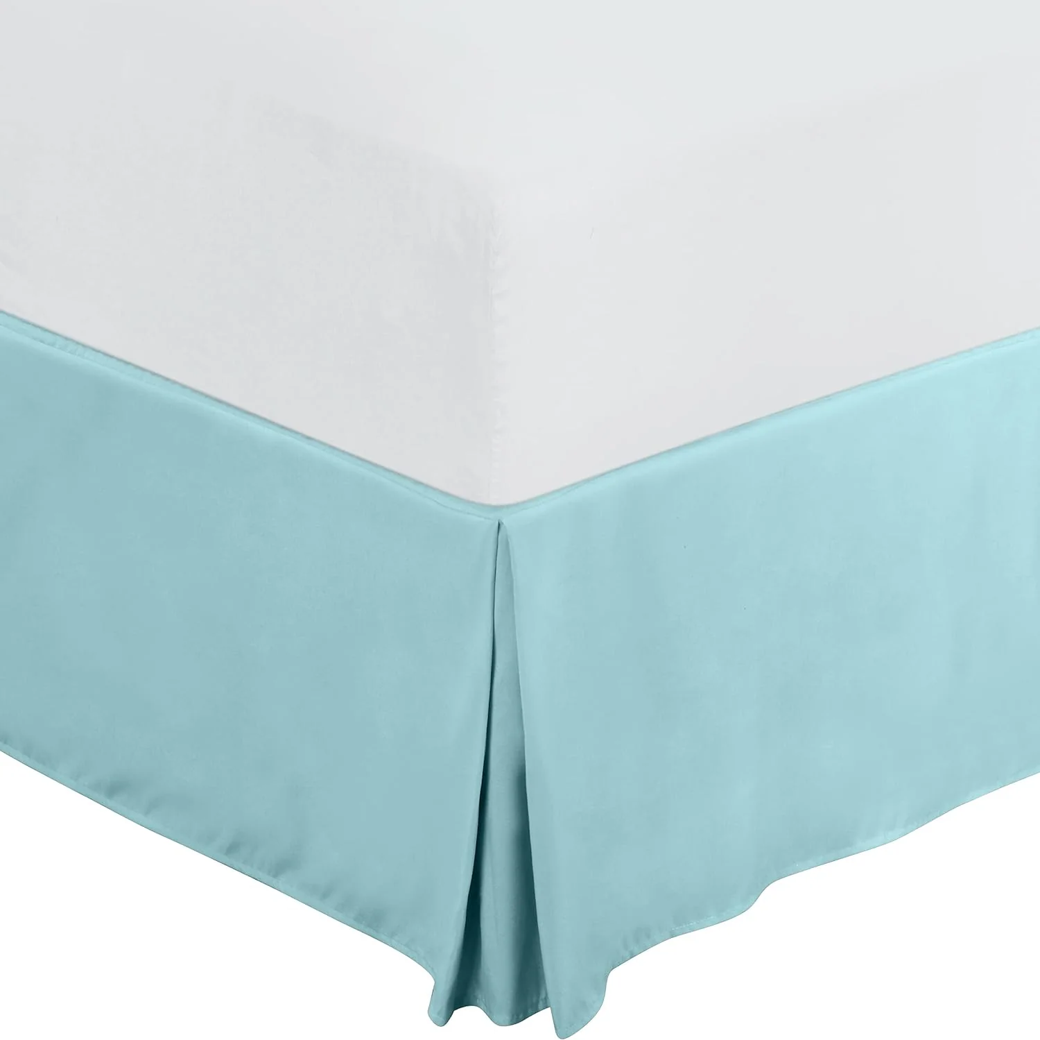 Microfiber Bed Skirt - Soft Quadruple Pleated Ruffle - Easy Fit with 16 Inch Tailored Drop - Hotel Quality, Shrinkage and Fade Resistant — product image 1