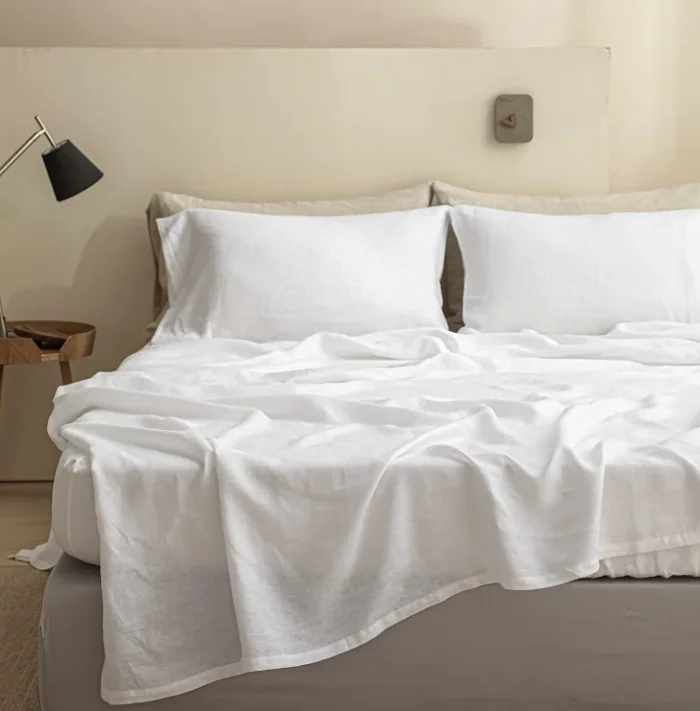 Linen Sheets Set 100% Pure Nautre Breathable and Durable Linen Bed Sheets — product image 19