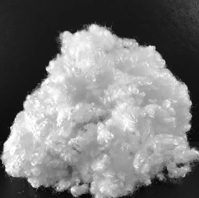 Polyester Waste Raw Materials Polyester Fiberfill 7D 15 Denier Hollow Slick Conjugate Fiber — product image 4