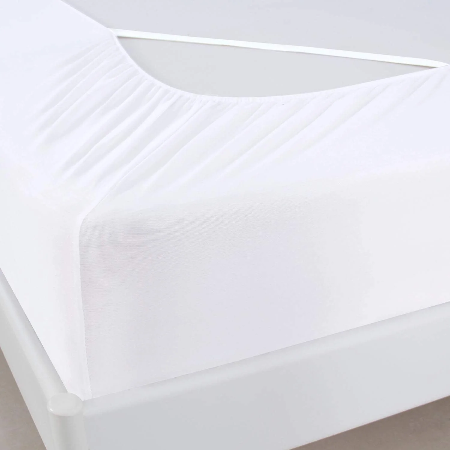 Box Spring Cover - Elastic Fabric Wrap Around 4 Sides Bed Skirt for Hotel & Home — product image 4