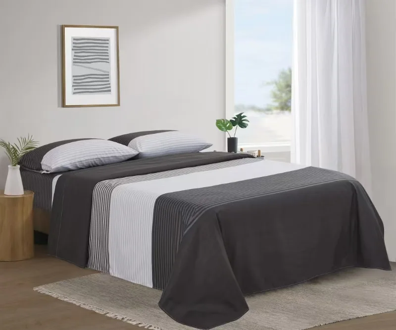 Printed Microfiber Bed Sheet Set — product image 1