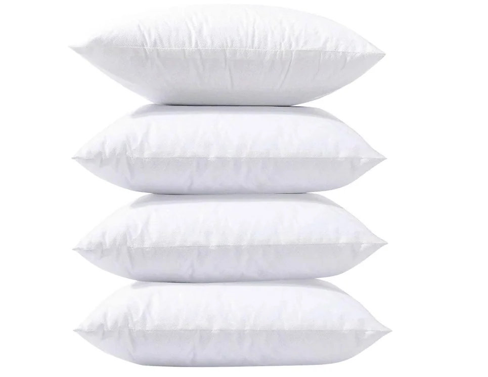Pillow Inserts, Hypoallergenic 100% Virgin Fiber Square Form Microfiber Throw Pillow Inserts, Couch Bed Pillows — product image 1