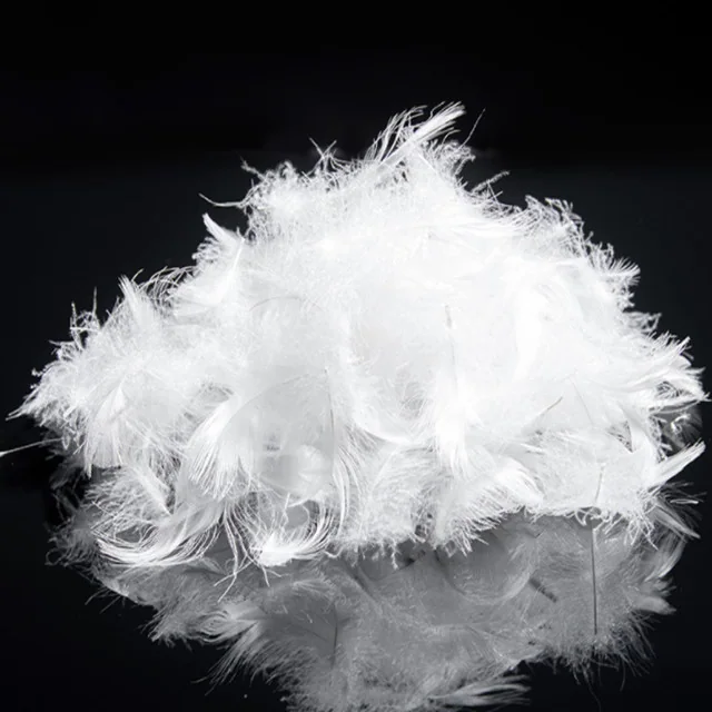 2-4 Washed White Duck Feather — product image 9