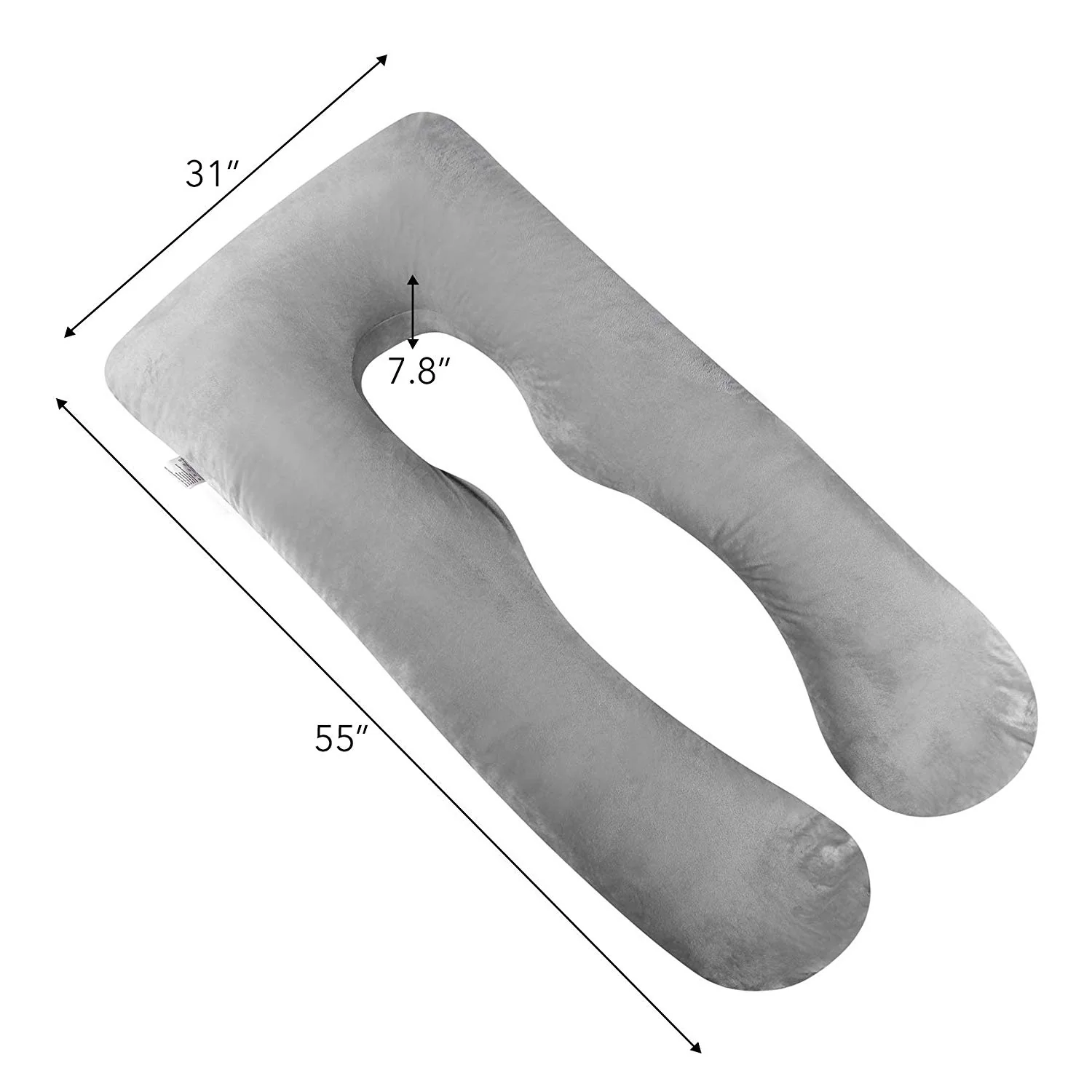 Pregnancy Pillows for Sleeping, U/C/J Shaped Full Body Maternity Pillow with Removable Cover - Support for Back, Legs, Belly, HIPS for Pregnant Women — product image 1