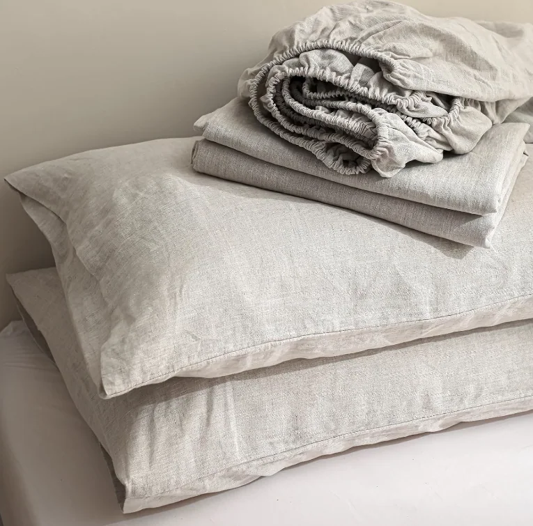 Linen Sheets Set 100% Pure Nautre Breathable and Durable Linen Bed Sheets — product image 4