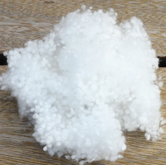 Good Quality Polyester Hollow Conjugated Fiber Peral Ball Recycled Grade Polyester Staple Fiber — product image 12