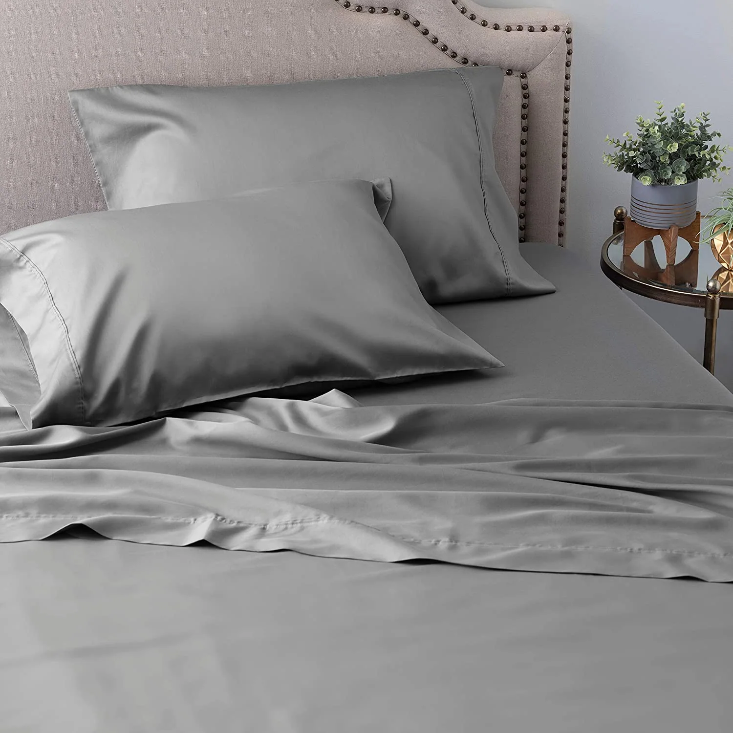 100% Tencel Lyocell Full Size Bed Sheets Set 4PC- Softest Cooling — product image 9