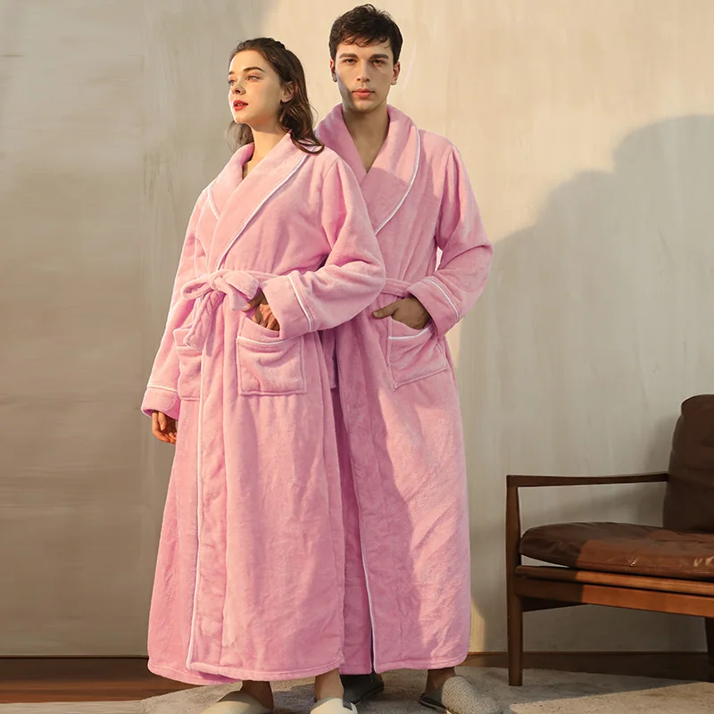 Premium Plush Soft Robe Fluffy, Warm, Fleece Sherpa Shaggy Bathrobe — product image 4