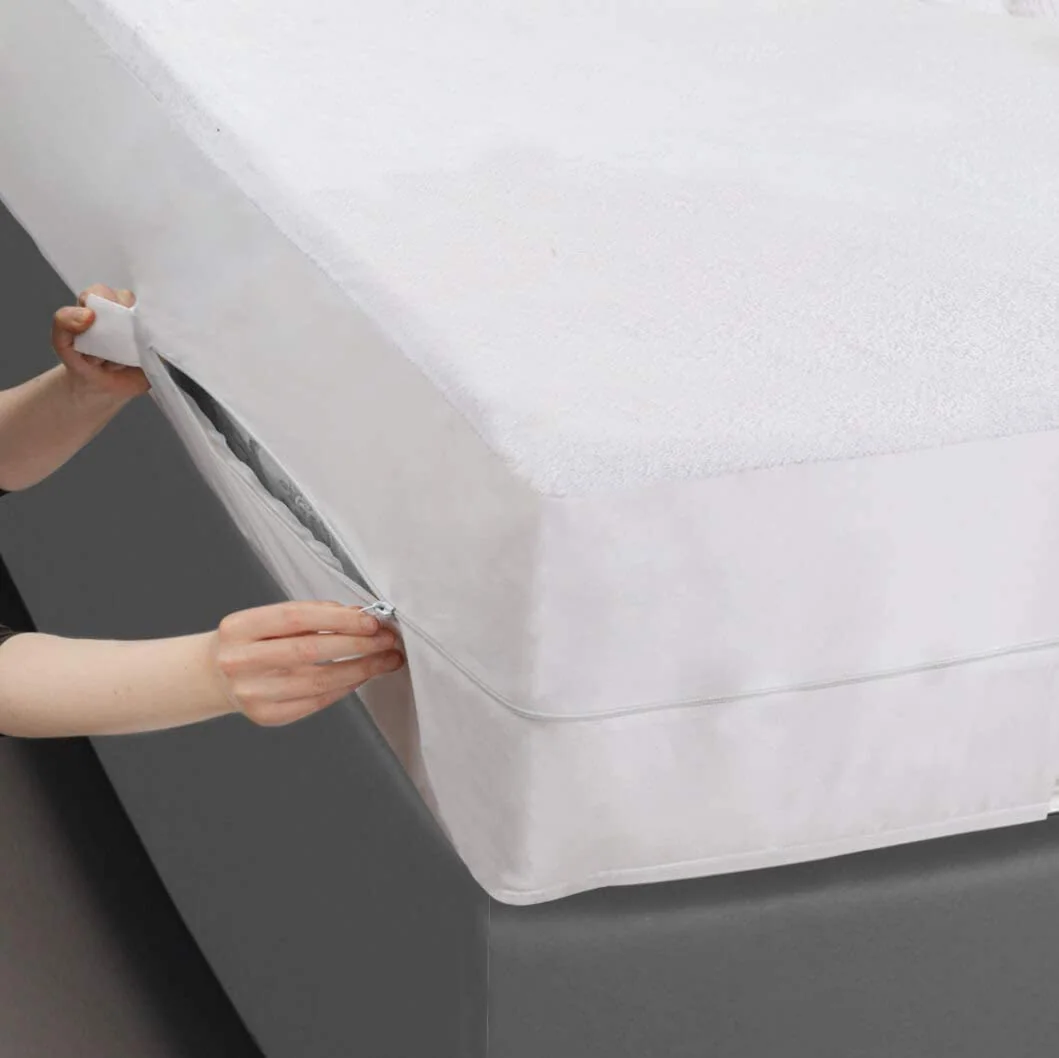 Waterproof Mattress Encasement - Zippered Bedbug Waterproof Mattress Cover, Premium Quality Hypoallergenic Bed Encasement — product image 6