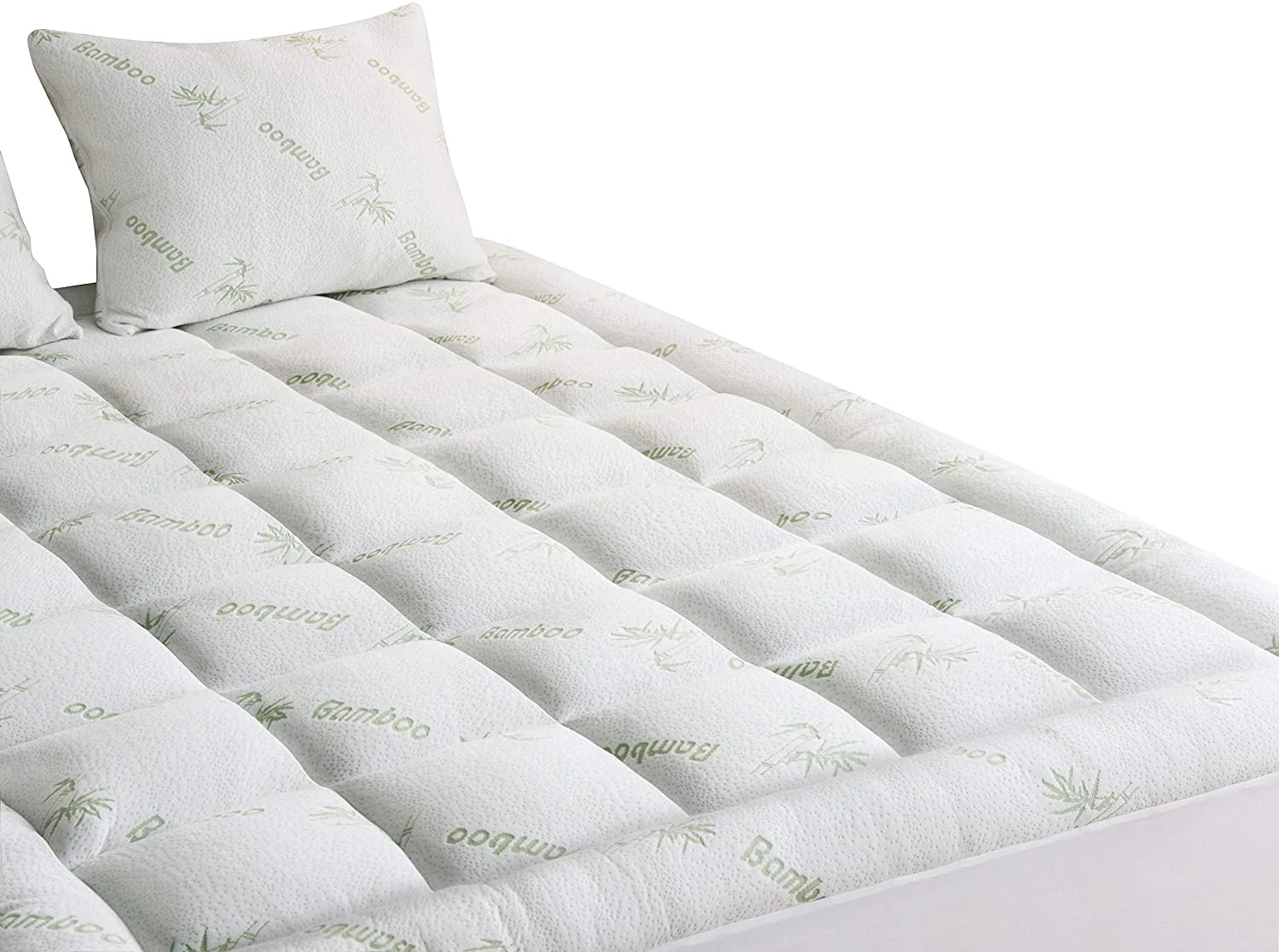 Bamboo Mattress Topper Cooling Pillow Top Mattress Pad — product image 6