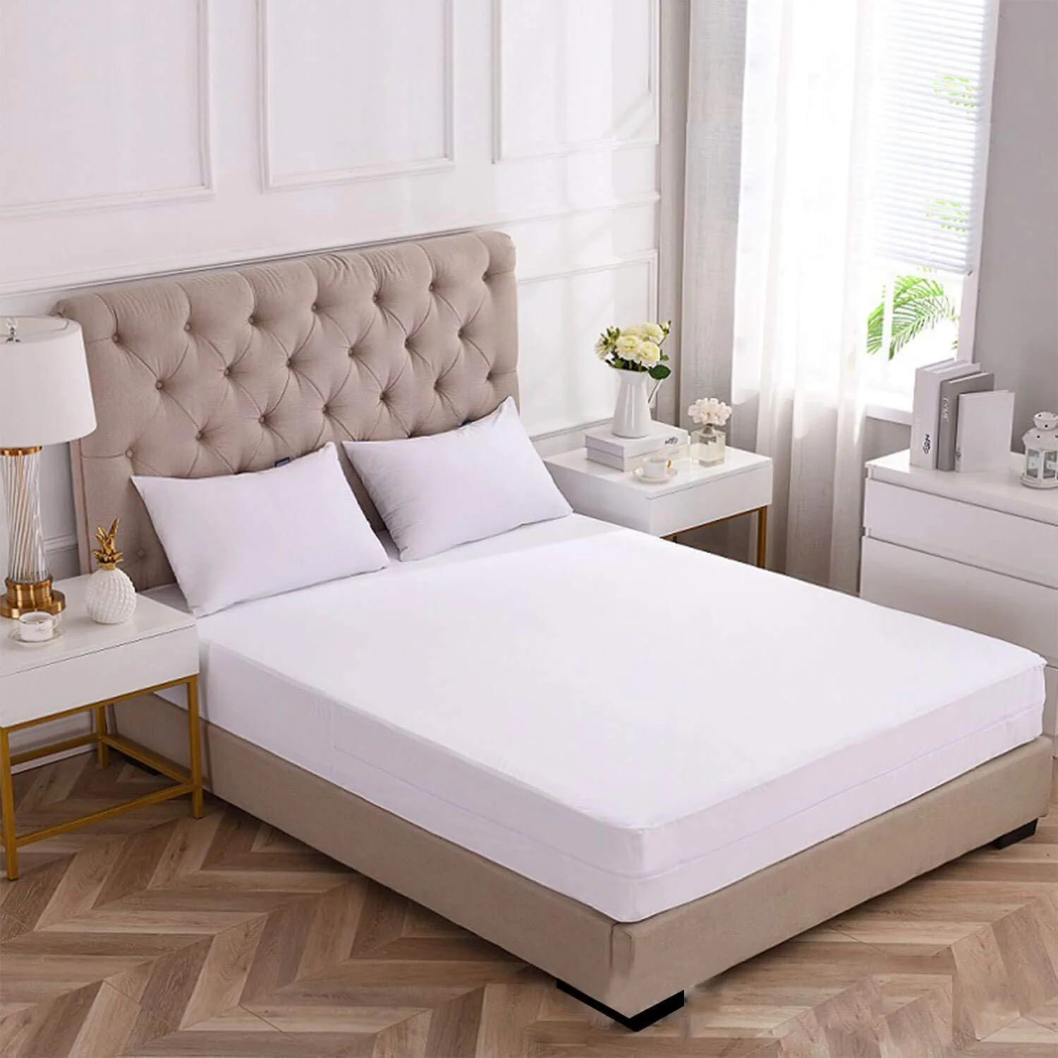 Waterproof Mattress Encasement - Zippered Bedbug Waterproof Mattress Cover, Premium Quality Hypoallergenic Bed Encasement — product image 4