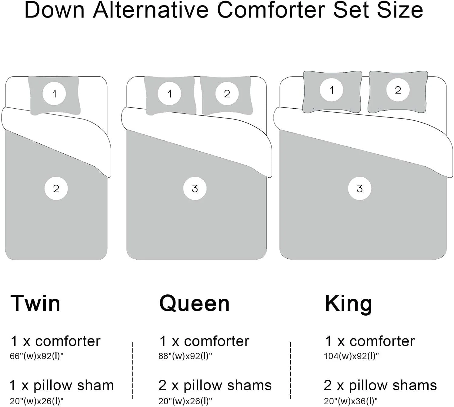 Comforter Set -Lightweight Down Alternative Reversible 3-Piece Comforter Set — product image 7