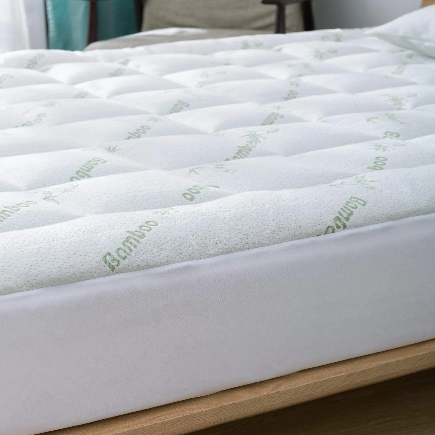 Bamboo Mattress Topper Cooling Pillow Top Mattress Pad — product image 4