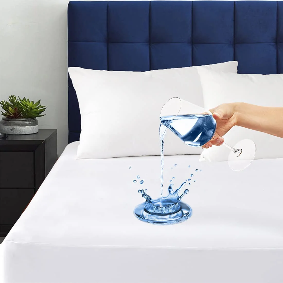 Terry Waterproof Mattress Protector -100% Waterproof Terry Cotton - Dust Proof Breathable Ultrasoft Noiseless — product image 6