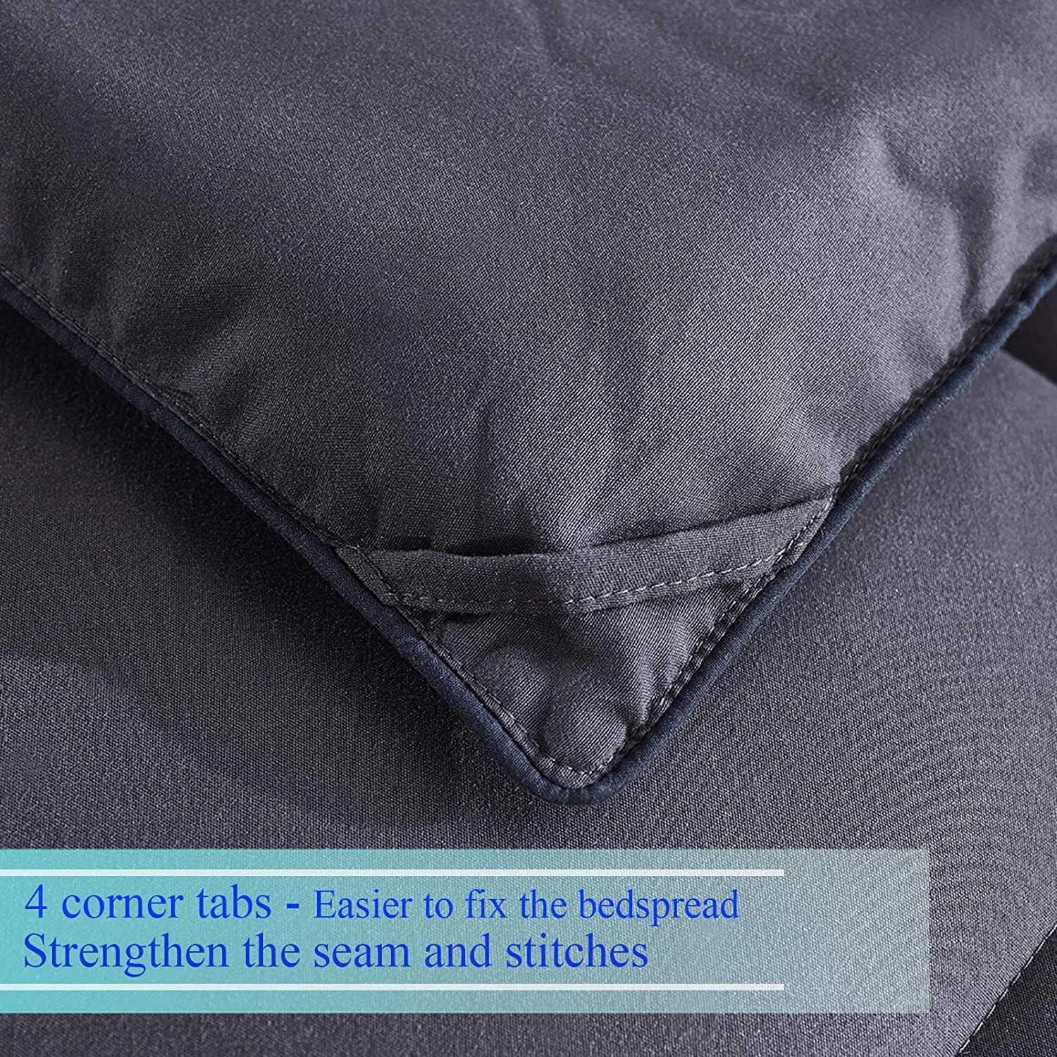 Microfiber Comforter - All-Season Queen Down Alternative Quilted Comforter — product image 4