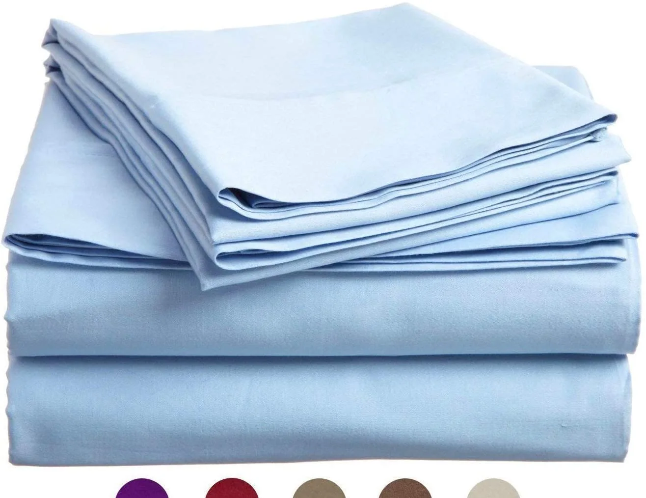 Luxury 1800 Ultra-Soft Microfiber Queen Bed Sheets - Double Brushed - Deep Pockets - Easy Fit — product image 6