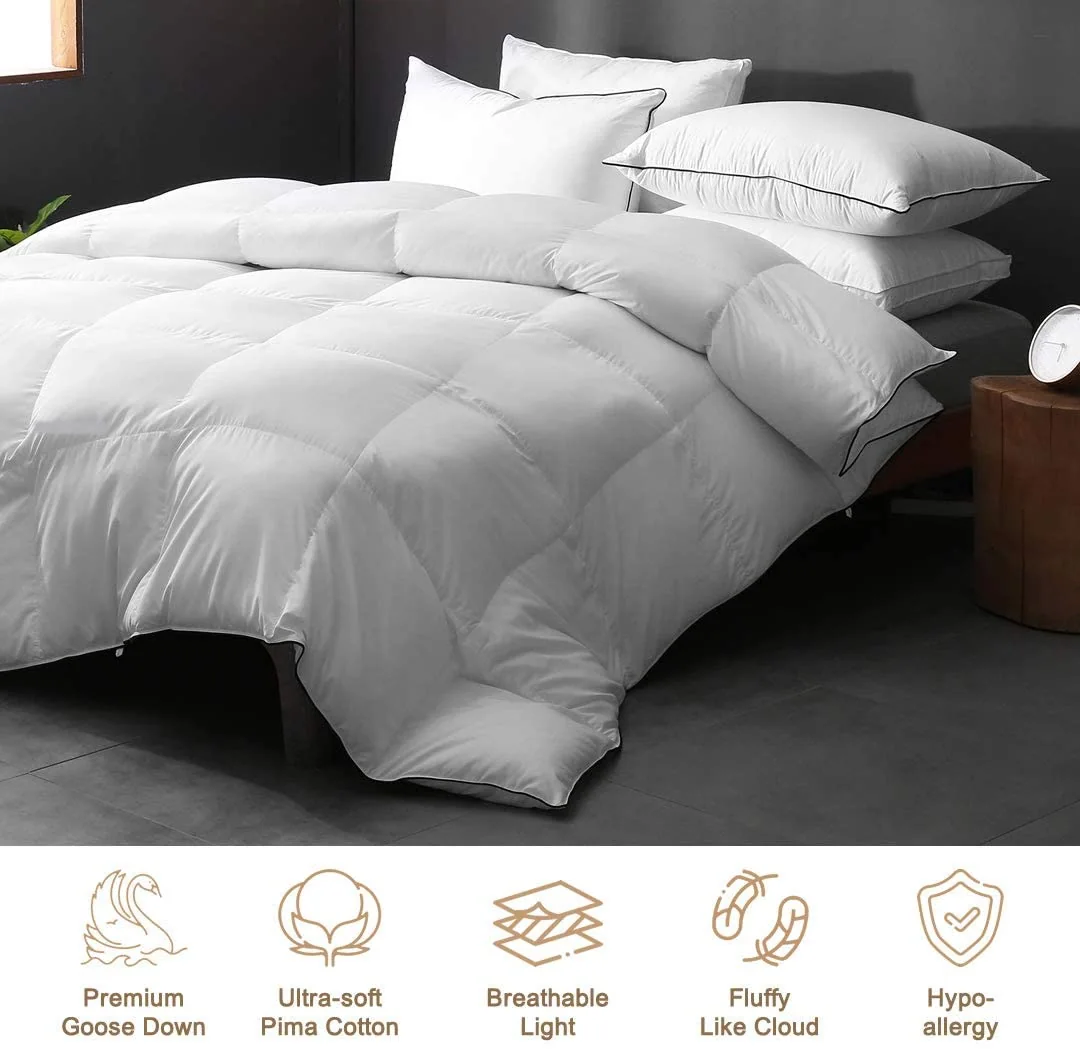 Down Duvet -Hotel Collection All Season Duvet Insert, 750 Fill-Power, Ultra-Soft Fluffy Medium Warmth — product image 6