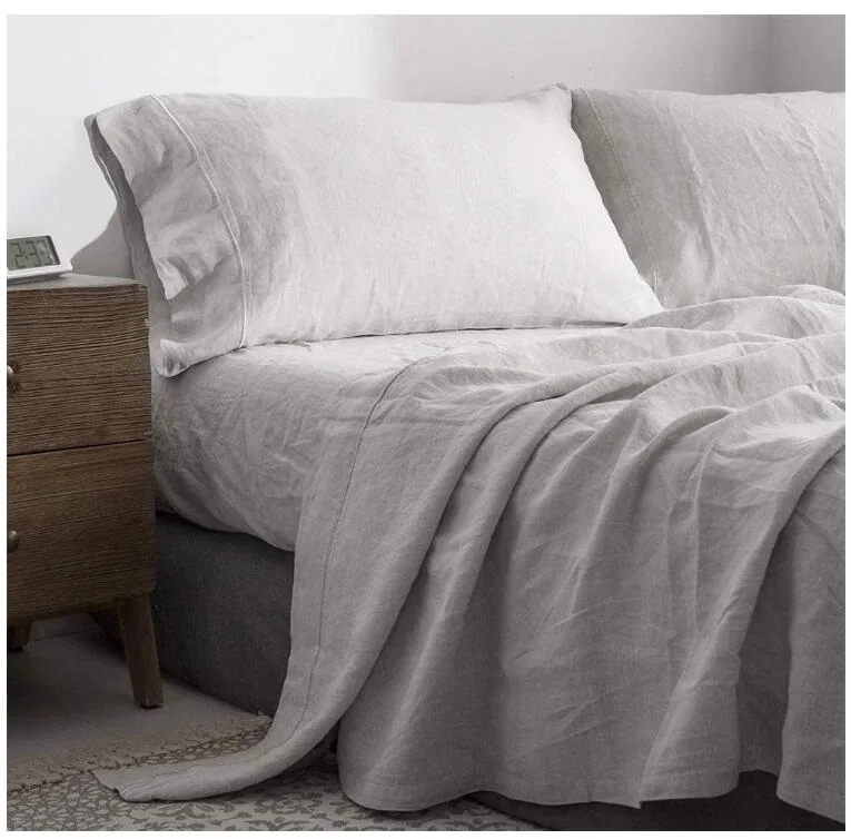 Linen Sheets Set 100% Pure Nautre Breathable and Durable Linen Bed Sheets — product image 3